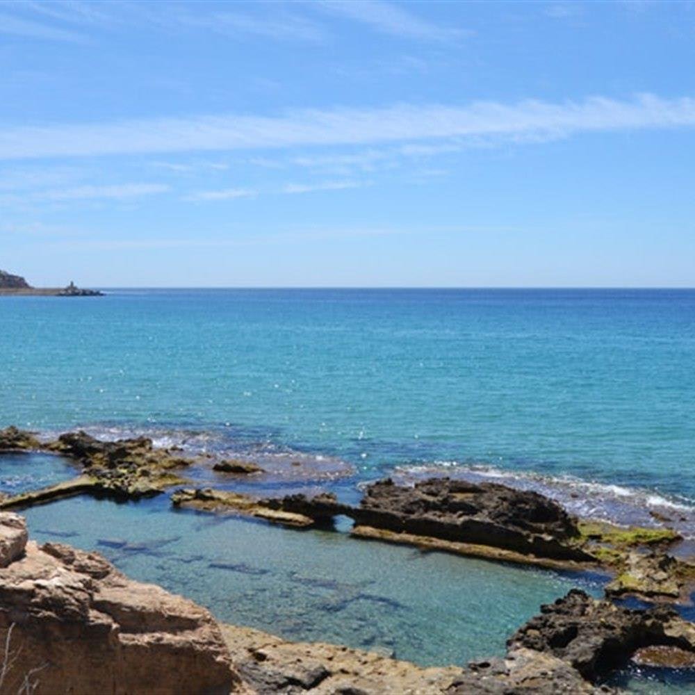 Banos de la Reina sea pools near Calpe for recovery walks