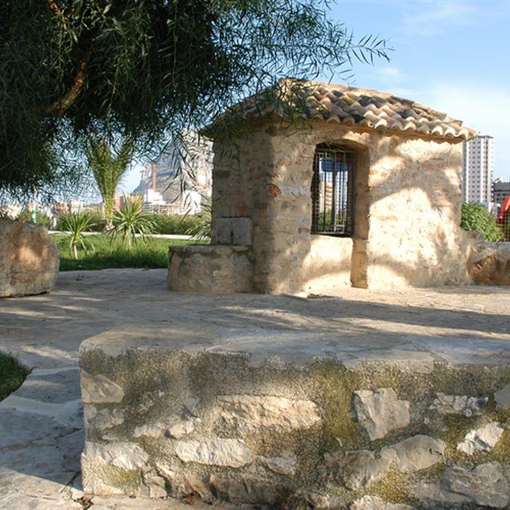 Pou Salat historic stone water point in Calpe