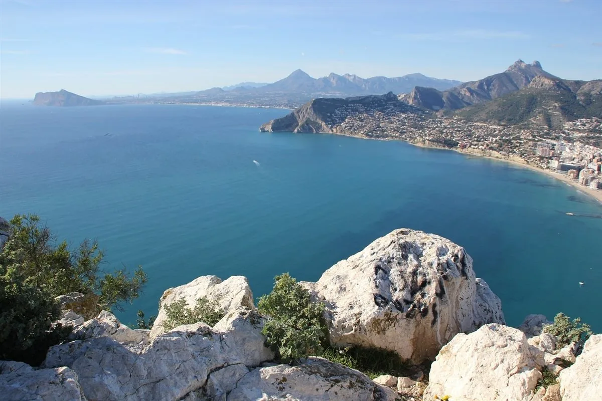 CV-715 road near Tarbena for Calpe cycling route ideas