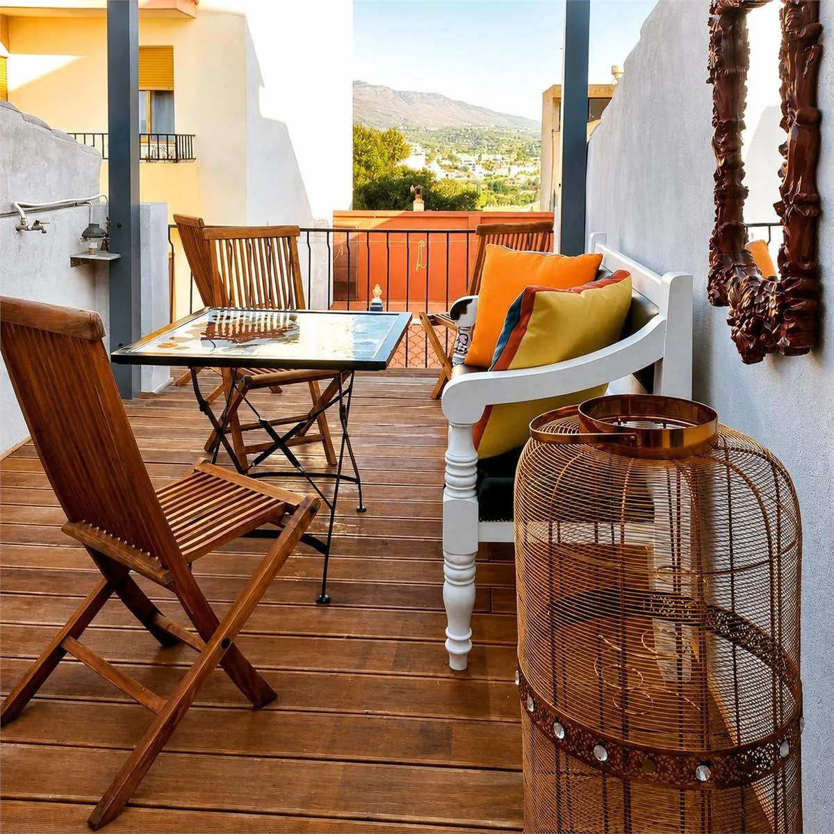 Casa Toro rooftop terrace for a winter sun holiday in Calpe
