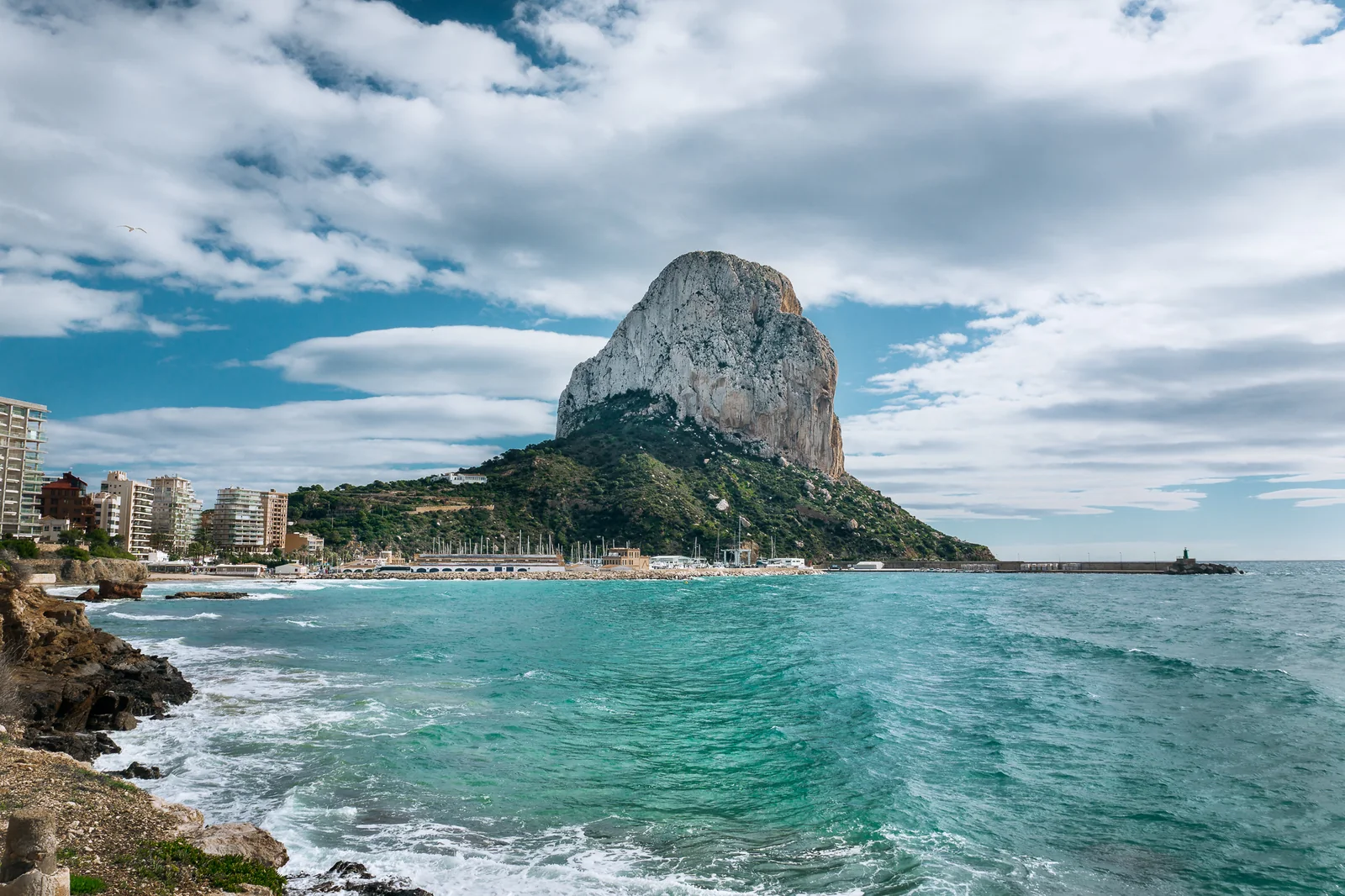 Calpe panorama for planning arrival at Casa Toro